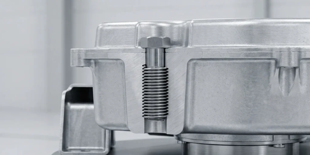Technical guide explaining why helicoil insert EV components are critical for enhancing thread strength and distributing fastening loads in aluminum EV parts.